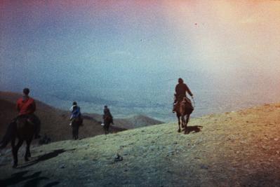 Horseback.
