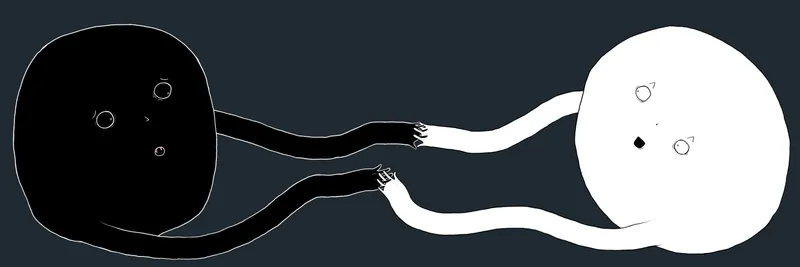 Black and white mates